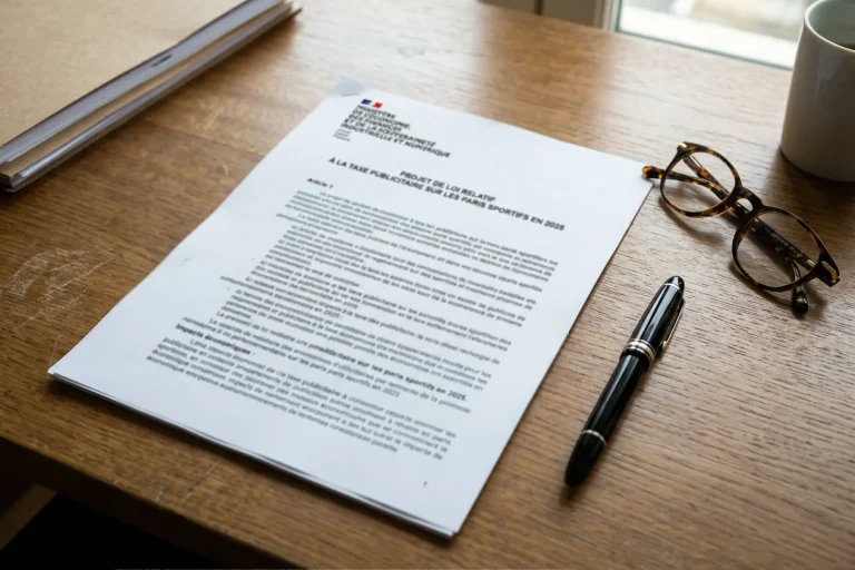 Document législatif français relatif à la taxation des dépenses publicitaires